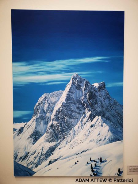 Austria Lech Attew Painting Landscape artist art ski snowboard mountain winter Snow Alpine Alps Montagne Alpes