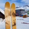 skis handmade wooden freeride freestyle alpine
