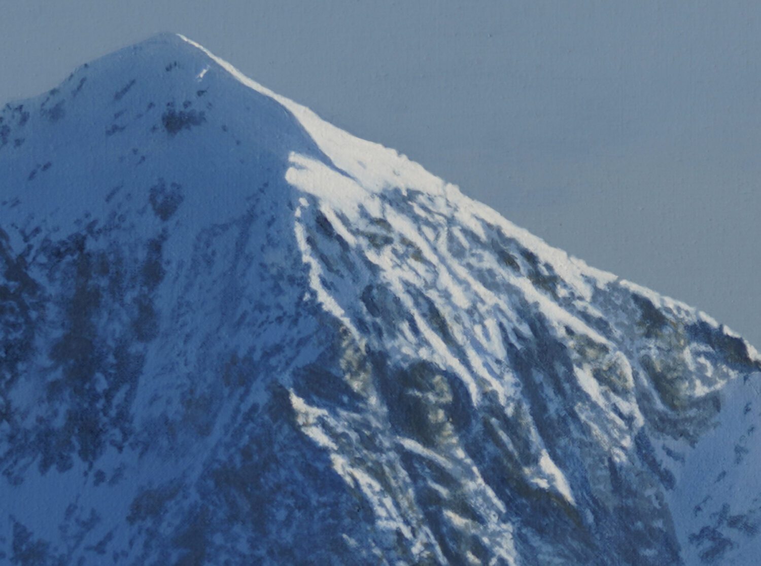 'Piz Surlej & Piz Roseg' Original Oil Painting - Image 4